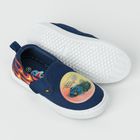 Cool Club, Tenisi tip slip on pentru baieti, bleumarin, imprimeu Hot Wheels