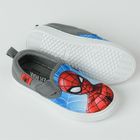Cool Club, Tenisi tip slip on pentru baieti, gri, imprimeu Spider-Man