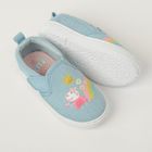 Cool Club, Tenisi tip slip on pentru fete, albastru, imprimeu Peppa Pig