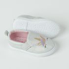 Cool Club, Tenisi tip slip on pentru fete, argintiu