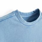 Cool Club, Tricou lejer pentru fete, crop top, albastru