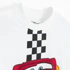 Cool Club, Tricou pentru baieti, alb, imprimeu Cars