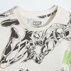 Cool Club, Tricou pentru baieti, ecru, imprimeu Marvel Super Heroes