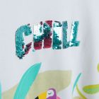 Cool Club, Tricou pentru fete, alb