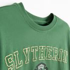 Cool Club, Tricou pentru fete, crop top, verde, imprimeu Harry Potter