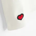 Cool Club, Tricou pentru fete, din tricot striat, alb, imprimeu Hello Kitty and Friends