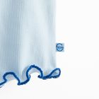 Cool Club, Tricou pentru fete, din tricot striat, albastru