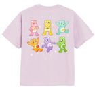 Cool Club, Tricou pentru fete, oversize, violet, imprimeu Care Bears