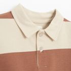 Cool Club, Tricou polo cu maneca lunga pentru baieti, maro