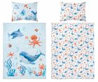 Detexpol, Ocean, set lenjerie de pat single, din bumbac, 90-120 cm