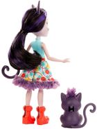 Enchantimals, Ciesta Cat si figurina, papusa cu accesorii