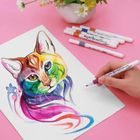 Extralink, set de markere acrilice, 12 buc.