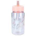 Frozen 2, Drink Up, sticla da apa cu pai, roz, 450 ml