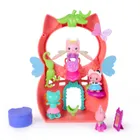 Gabby's Dollhouse, Kitty Fairy's Flutter-riffi Playset, set de joaca cu figurine si inel, 12 elemente