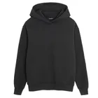 Hanorac basic negru oversize NOWEAR