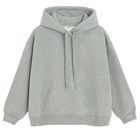 Hanorac gri cu croiala oversize NOWEAR