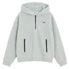 Hanorac sherpa gri cu croiala oversize NOWEAR