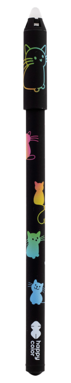 Happy Color, Miaow! pix cu cerneala care se sterge, albastru, 0,5 mm, 1 buc.