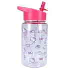 Hello Kitty, Drink Up, sticla da apa cu pai, roz, 450 ml