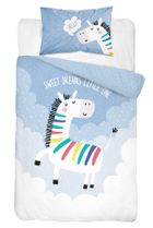 Hello, set lenjerie de pat single, albastru, 100-135 cm