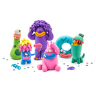Hey Clay, Monsters, set creativ, 18 cutii de plastilina