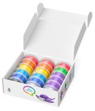 Hey Clay, Ocean, set creativ, 18 cutii de plastilina