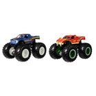 Hot Wheels, Monster Trucks, Demolition Doubles, Bigfoot vs Snake Bite, set cu 2 masinute