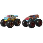 Hot Wheels, Monster Trucks, Demolition Doubles, Raijyu vs Koum, set cu 2 masinute