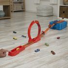 Hot Wheels Track Builder, Flame Stunt Pack, set de joaca