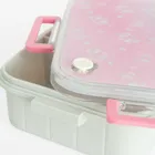 Kayokki, cutie de pranz compartimentata, 23-7-17 cm, 1200 ml, Ursulet panda gri