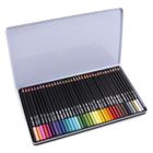 Kidea, creioane triunghiular intr-o cutie metalica, 36 culori