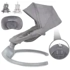 Kidwell, Reve, Scaun electric pentru bebelusi, 2in1, gri-argintiu