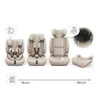 Kinderkraft, Comfort Up 2 Plus, i-Size, scaun auto, beige, 100-150 cm