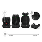 Kinderkraft, Comfort Up 2 Plus, i-Size, scaun auto, black, 100-150 cm