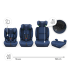 Kinderkraft, Comfort Up 2 Plus, i-Size, scaun auto, navy, 100-150 cm