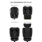 Kinderkraft, Endura Safe, 3in1, scaun auto, black