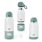Kinderkraft, Gaja, incalzitor mobil de lapte si termos 2in1, verde, 500 ml