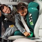 Kinderkraft, Junior Fix 2 Plus, i-Size, scaun auto, green, 100-150 cm