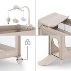 Kinderkraft, Leody Up, patut de volaj cu accesorii, beige