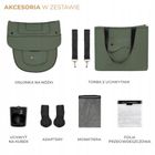 Kinderkraft, Yoxi, Mink Pro, carucior multifunctional 3 in 1, Mystic Green