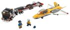LEGO City Great Vehicles, Transportor de avion cu reactie pentru spectacol aviatic, 60289