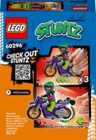 LEGO City, Motocicleta de cascadorie pentru wheelie, 60296