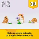 LEGO Creator, Hamster adorabil cu o floare, 31376