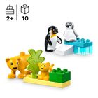 LEGO DUPLO, Familii de animale salbatice: Pinguini si lei, 10442