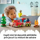 LEGO DUPLO Town, Camion de pompieri cu furtun si pompier, 10473