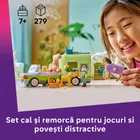 LEGO Friends, Remorca pentru cal si manz, 42695