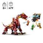 LEGO NINJAGO, Dragonul de lava transformator cu val de caldura, 71793
