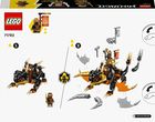 LEGO NINJAGO, Dragonul de pamant EVO al lui Cole, 71782