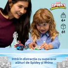 LEGO Spidey, Spidey pe motocicleta vs Rhino, 11206