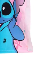 Lilo si Stitch, poncho de baie, roz, 50-100 cm
